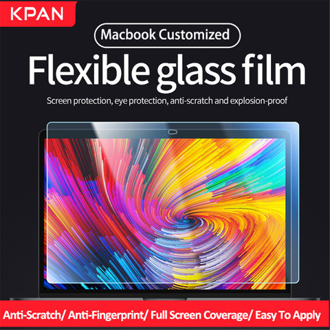 KPAN HD Macbook pro 16 Защитная пленка для экрана Гибкая стеклянная пленка для Macbook Pro 16 дюймов 2022 модель A2141 9H 0,2 мм защитная пленка ► Фото 1/6
