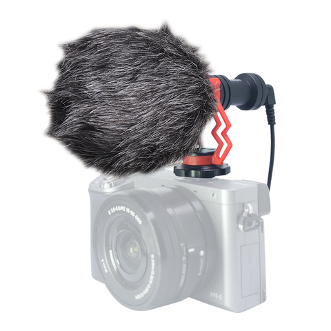 Направленный микрофон Mcoplus 3,5 мм, аудиоразъем, профессиональный микрофон для записи камеры, цифровой видеокомпьютер DSLR ► Фото 1/6