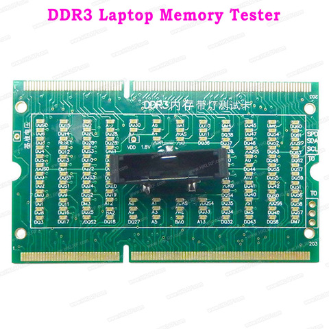 Тестовая карта оперативной памяти DDR4 DDR3 со слотом памяти, светодиодный анализатор для ремонта материнской платы ноутбука ► Фото 1/6