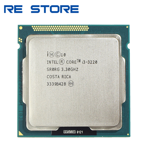 Б/у Intel Core i3 3220 3,3 ГГц 3 м Кэш двухъядерный Процессор процессор SR0RG LGA 1155 ► Фото 1/2