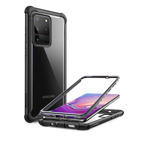 Для Samsung Galaxy S20 Ultra Case/S20 Ultra 5G Case (2022) Ares полноразмерный прочный прозрачный чехол без встроенной защитной пленки ► Фото 1/6