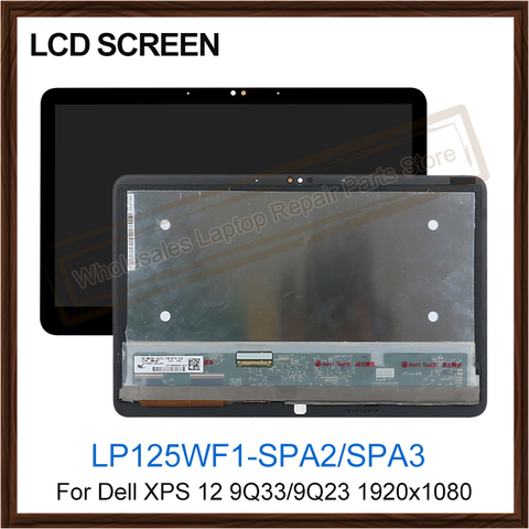 ЖК-экран для ноутбука Dell XPS 12 9Q33 lp125wf1-spa3 9Q23 LP125WF1-SP A2, сенсорный дигитайзер, ЖК-экран 1920x1080 ► Фото 1/5