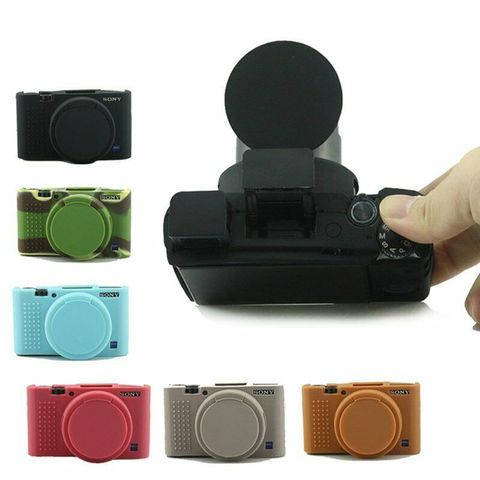 Мягкий чехол для камеры Sony RX100 III IV V VI RX100 VII, резиновый защитный чехол для корпуса, чехол для камеры, защитная рамка ► Фото 1/6