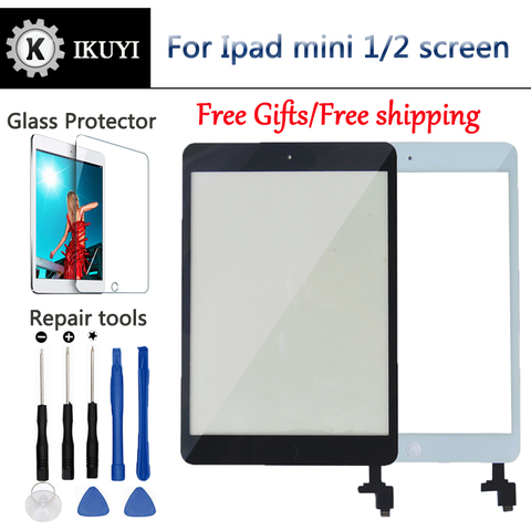 Новинка для iPad Mini Screen 1 iPad Mini 2 сенсорный экран A1432 A1454 A1455 A1489 A1490 A149 дигитайзер кабель ИС Главная Кнопка Mini2 ► Фото 1/6