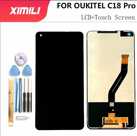 6,55 дюймовый OUKITEL C18 Pro ЖК-дисплей + сенсорный экран 100% оригинальный протестированный ЖК-дигитайзер стеклянная панель Замена для OUKITELC18 Pro ► Фото 1/6