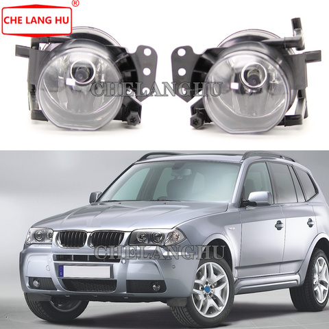 Противотуманная фара для BMW X3 E83 2004 2005 2006 2007 автомобильный Стайлинг передние противотуманные фары противотуманная фара с лампочками ► Фото 1/6