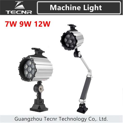 7 Вт 9 Вт 12 Вт станок с ЧПУ светодиодный светильник 12 В 24 в 36 в 110 В 220 В для промышленного инструмента рабочий Светильник лампы длинные руки складной светильник s ► Фото 1/3
