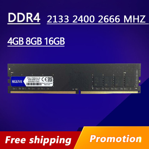 Оперативная память MLLSE DDR4 для настольного ПК, ОЗУ DDR4 4 ГБ 8 ГБ 16 ГБ 4 ГБ 8 ГБ 16 ГБ, память для ПК ddr4, материнская плата 2133 МГц 2400 МГц 2666 МГц Память DIMM ► Фото 1/6