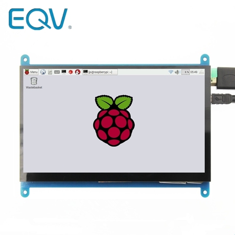 7-дюймовый емкостный сенсорный экран 800*480 IPS TFT LCD модуль экран для Raspberry Pi 3 B + ► Фото 1/6