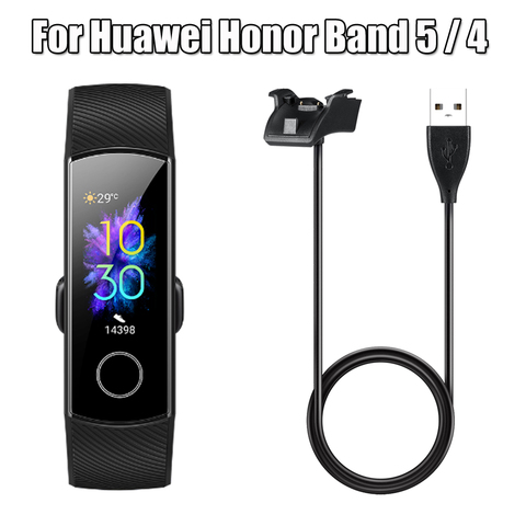 1 шт. 1 м USB зарядное устройство, кабель, браслет, часы, зарядная док-станция, колыбель для Huawei Honor Band 5 4, аксессуары для умных часов ► Фото 1/6