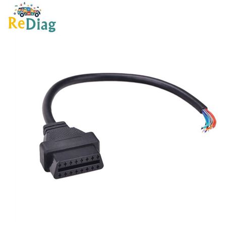 OBD2 16-контактный гнездовой/гнездовой разъем для открытия кабеля OBD OBDII OBD-ii ODB2 16-контактный адаптер OBD 2 длина 30 см/60 см, горячая распродажа ► Фото 1/6