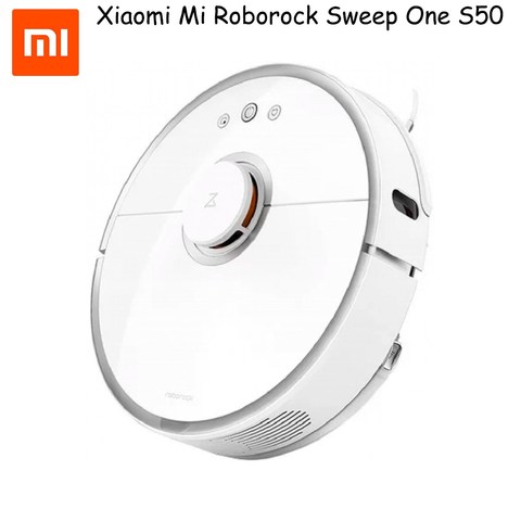 Умный робот пылесос Xiaomi Mi Roborock Sweep One S50 S55, влажная и сухая уборка, гарантия, отправка из России. Русское меню ► Фото 1/6