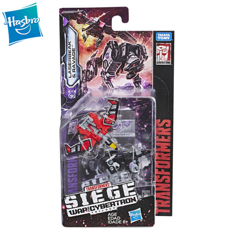Hasbro Трансформеры игрушки поколения войны для Кибертрона: Siege Micromaster, с Laserbeak Ravage, фигурка, E3561 ► Фото 1/3