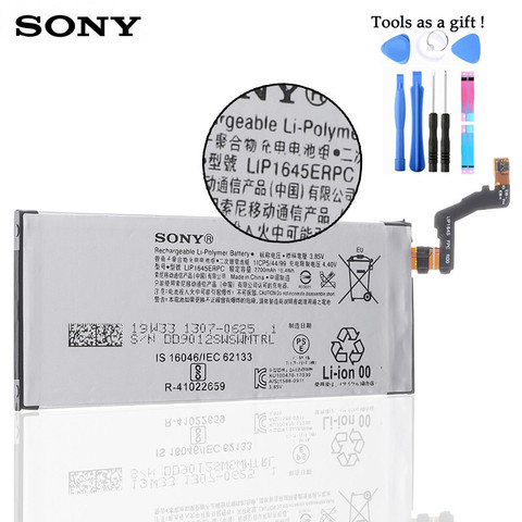 Sony 100% Оригинал 2700 мАч LIP1645ERPC батарея для SONY Xperia XZ1 G8343 G8341 G8342 телефон высокое качество батарея + номер отслеживания ► Фото 1/2