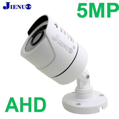 Камера видеонаблюдения JIENUO AHD, 5 МП, 1080P, 720P, 24 ИК-светодиода, ночное видение ► Фото 1/6