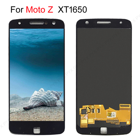 ЖК-дисплей AMOLED 5,5 дюйма для Motorola Moto Z, ЖК-дисплей, сенсорный экран, дигитайзер, замена для MOTO Z Droid, дисплей XT1650 XT1650-03 LCD ► Фото 1/2