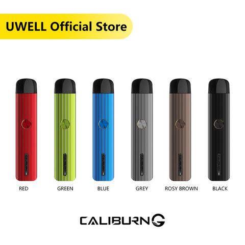 Электронная сигарета UWELL Caliburn-G, 2 мл, катушка 0,8 Ом, 15 Вт, 690 мАч ► Фото 1/6