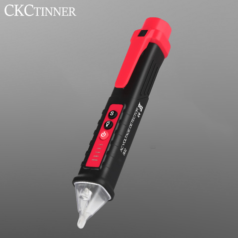 Цифровой тестовый карандаш AC DC 12V-1000V необычный тестер er Pen Многофункциональный тестер напряжения вольтметр Электрический тестер мультимет... ► Фото 1/6