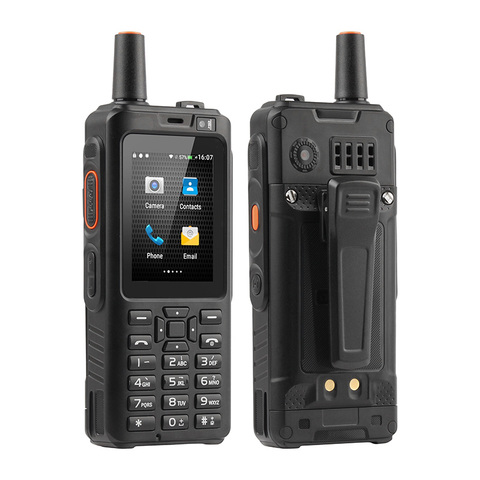 Walkie Talkie UNIWA F40 Zello 4G мобильный телефон 4000 мАч водонепроницаемый прочный 2,4 ''сенсорный экран четырехъядерный Android смартфон ► Фото 1/6