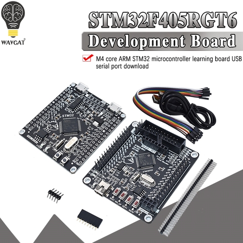 Системная плата STM32F405RGT6 STM32, макетная плата M4 core ARM/STM32, микроконтроллер, обучающая плата с одним чипом для ЖК-экрана ► Фото 1/6