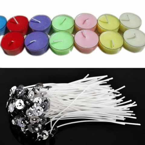 100Pcs Quality Cotton Candle Wick Smokeless Wick Candle Oil Lamps DIY Candles Making Supplies Candle Accessories ► Фото 1/6