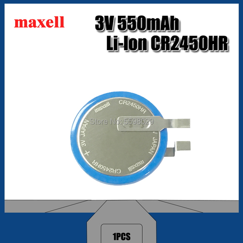 Оригинальный аккумулятор для контроля давления в шинах Maxell CR2450HR, 3 в, CR2450 ► Фото 1/4
