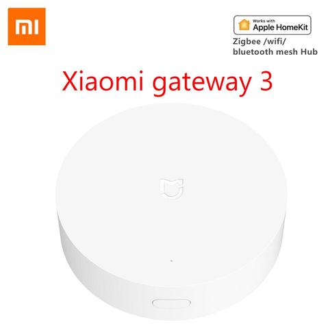 Умный дом Xiaomi Mijia, обновленная версия, многофункциональный BLE Gateway 2/3, сигнализация, интеллектуальное онлайн-радио, ночник, звонок ► Фото 1/4