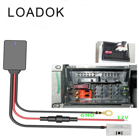 Автомобильный Bluetooth Aux-кабель адаптер для RCD210 RCD310 RCD510 RNS310 RNS315 RNS510 RNS810 беспроводной Bluetooth музыкальный приемник 8 ► Фото 1/6