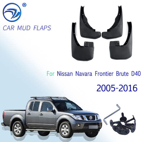 Брызговик для Nissan Navara Frontier Brute D40 2005 ~ 2016 крыло брызговик брызговики аксессуары для брызговиков 2006 2007 2008 2009 ► Фото 1/6