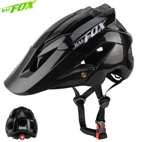 Велосипедный шлем BATFOX для мужчин и женщин, цельнолитой шлем для горных велосипедов, размеры M/L ► Фото 1/6