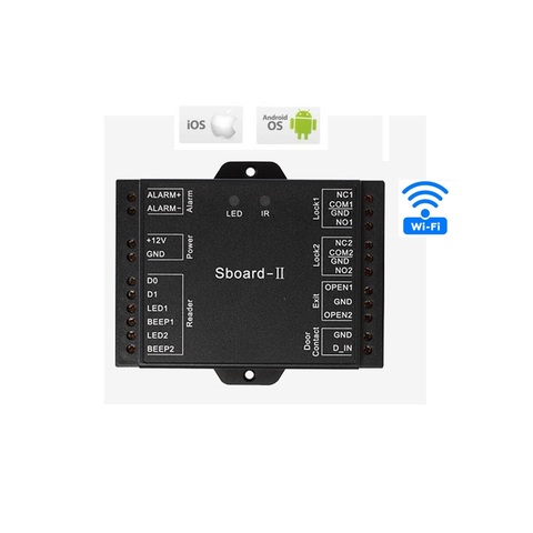 WG26 RFID IC ID считыватель 2-дверный мини Wi-Fi контроль доступа ler панель контроля доступа для входной двери не источник питания в комплекте ► Фото 1/5