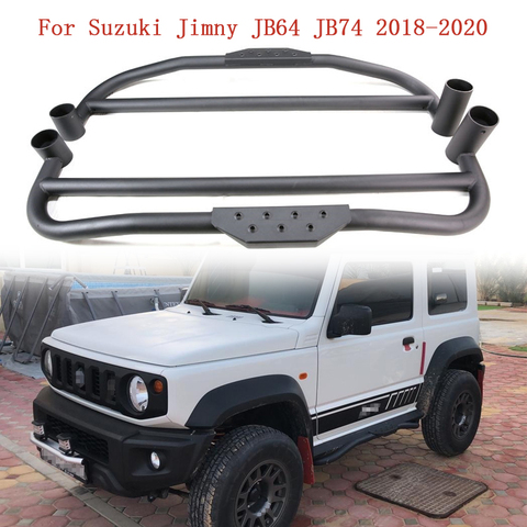 Бег подножка рок-н-слайдер для Suzuki Jimny JB64 JB74 2022 авто боковые шаг бар для езды на велосипеде ► Фото 1/5