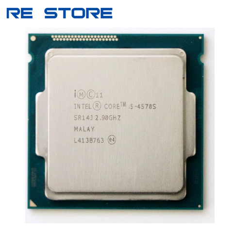 Б/у четырехъядерный процессор Intel Core i5 4570S 2,9 ГГц 6 м 65 Вт LGA 1150 ► Фото 1/1