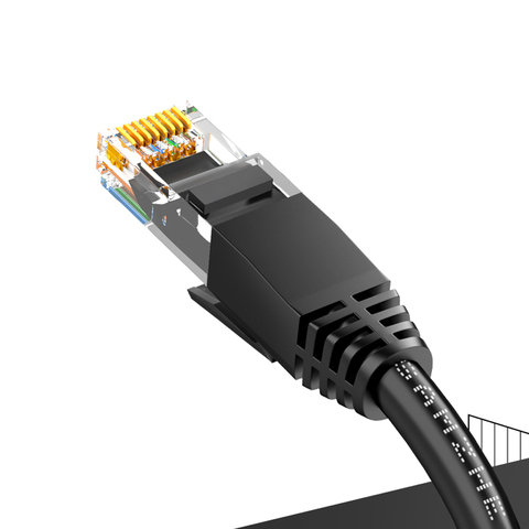 Сетевой кабель CAT6 UTP, 20 метров, 24AWG * 4P, открытый Высокоскоростной Ethernet-Кабель, линия 20 м, кабель RJ45 для домашнего компьютера или ip-камеры ► Фото 1/6