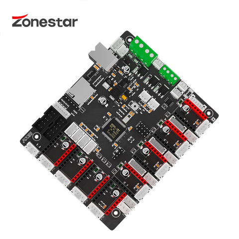 ZONESTAR ZM3E4 Новое поступление 32-битная плата управления 3D принтером материнская плата Поддержка 8 более крутых двигателей максимальное обновл... ► Фото 1/6