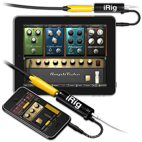 Конвертер интерфейса IRIG для гитары, потрясающая система усилителя мобильного телефона и создания эффектов для Iphone, Ipad, Ipod Touch, IOS ► Фото 1/6