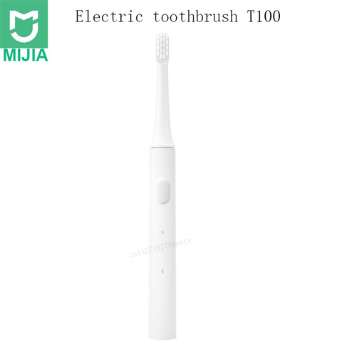 Оригинальная умная электрическая зубная щетка Xiaomi Mijia T100 Mi 2 скорости звуковая зубная щетка отбеливание полости рта напоминание о зоне ухода с коробкой ► Фото 1/6
