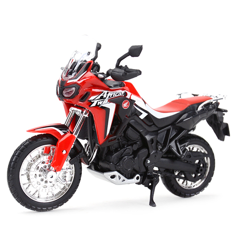 Maisto 1:18 Honda Africa Twin DCT 1100XX 600F Коллекционная модель мотоцикла, игрушки ► Фото 1/6