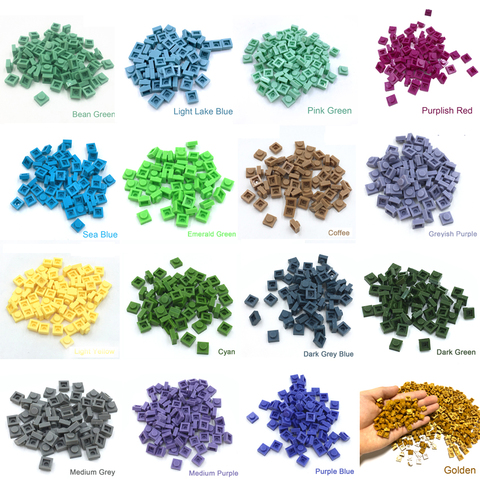 Плата Smartable 1x1 (новое поступление, 15 цветов), строительный блок, кирпич MOC, детали «сделай сам», Пиксельная художественная игрушка для детей, совместимая с 3024, 578 шт./лот ► Фото 1/6