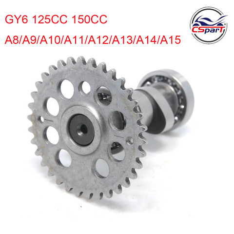 Гоночный Распредвал A8 A9 A10 A11 A12 A13 A14 A15 GY6 125CC 150CC 1P52QMI 1P57QMJ aja Kazuma Taotao ATV Quad Go Kart Scooter ► Фото 1/2