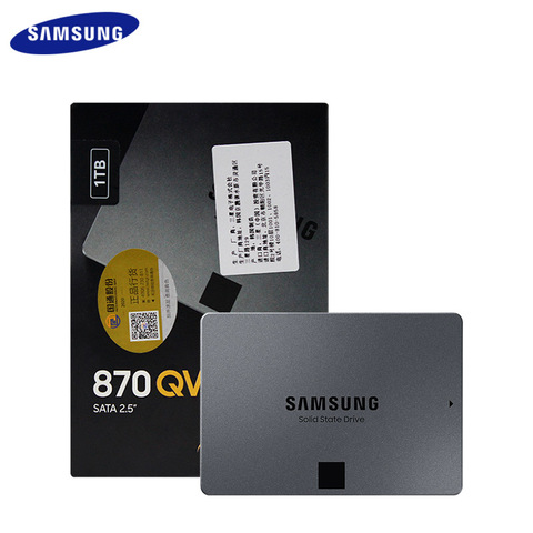 SAMSUNG 870 QVO 4 ТБ 2 ТБ 1 ТБ внутренний SSD 2,5 дюймов твердотельный накопитель скорость чтения 560 МБ/с. V-NAND для ноутбука, настольного компьютера, ПК ► Фото 1/5