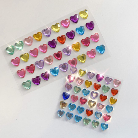 3D блестящие алмазные наклейки LOVE, красивые наклейки, игрушки для детей на альбом, телефон, ноутбук, подарки, милые стационарные ► Фото 1/4
