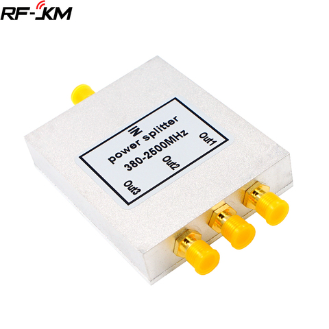 3 Way Sma Мощность Splitter 380 МГц ~ 2500 МГц Sma женский разъем Мощность делитель сплиттер делитель для Wi-Fi усилитель Gps ► Фото 1/6