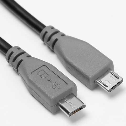 Хит продаж, 1 шт. кабель Micro USB для Micro USB OTG кабель для передачи данных, 5 Pin зарядный шнур для телефона, планшета, адаптер, компьютер, конвертер, п... ► Фото 1/6