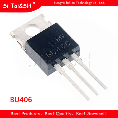 5 шт./лот новый транзистор BU406 TO-220 NPN, переключающий транзистор ► Фото 1/1