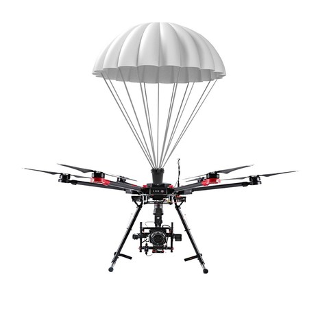 Летающая система с парашютом Dragon для безопасности коммерческого дрона, грузоподъемность 10-100 кг ► Фото 1/4