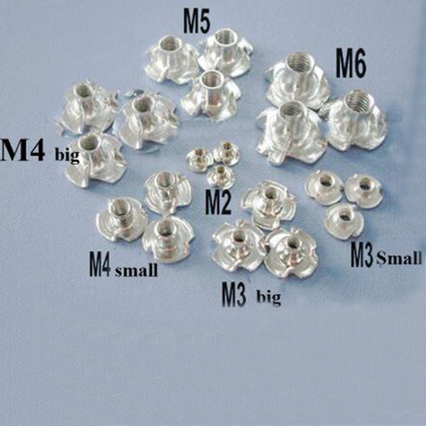 50 шт. M2/M3/M4/M5/M6 мозаичная доска с четырьмя зажимами/деревянные гайки, Т-гайка, инкрустированные фиксированные винты для радиоуправляемой мод... ► Фото 1/1