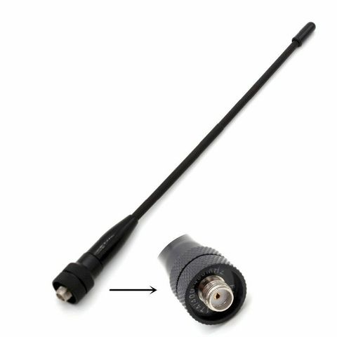 Oppxun 669C SMA Женская VHF/UHF Двухдиапазонная двухсторонняя радиоантенна для BaoFeng UV-5R ► Фото 1/4