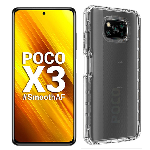 Однотонный силиконовый чехол из ТПУ для телефона Xiaomi Poco X3 Nfc F3 Pocophone X3 Pro Global Matte Soft Tpu Back X F 3 Pro, чехлы ► Фото 1/6