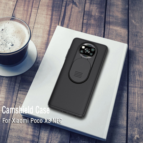 Защитный чехол для камеры Xiaomi Poco X3 NFC Nillkin Camshield, чехол для телефона, защитный чехол для объектива для Xiaomi Poco X3 NFC ► Фото 1/6